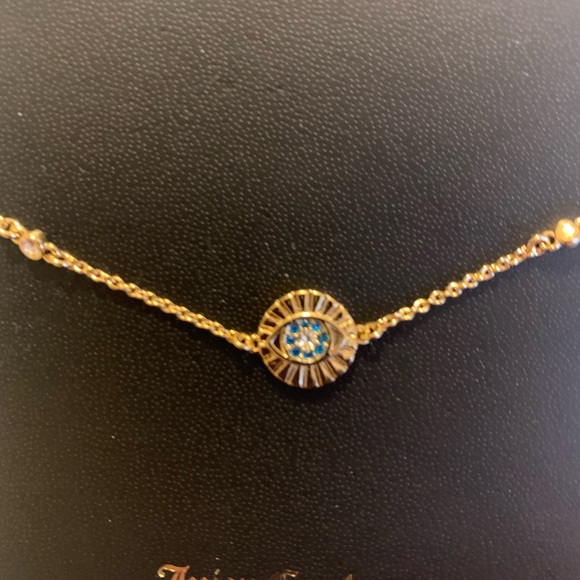 Juicy Couture Jewelry - black label - evil eye 🧿 anklet adjustable to size - Picture 2 of 7